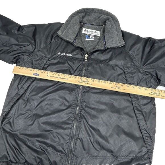Columbia Jacket Men's L Black Core Interchange Full Zip Insulated Outdoor Coat - Picture 5 of 15